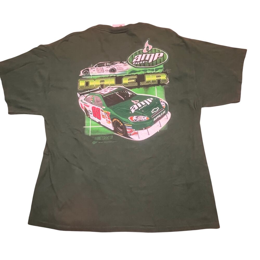 Vintage Dale Jr Amp Energy NASCAR T Shirt XL Green Winner’s Circle Race‎ Car Tee